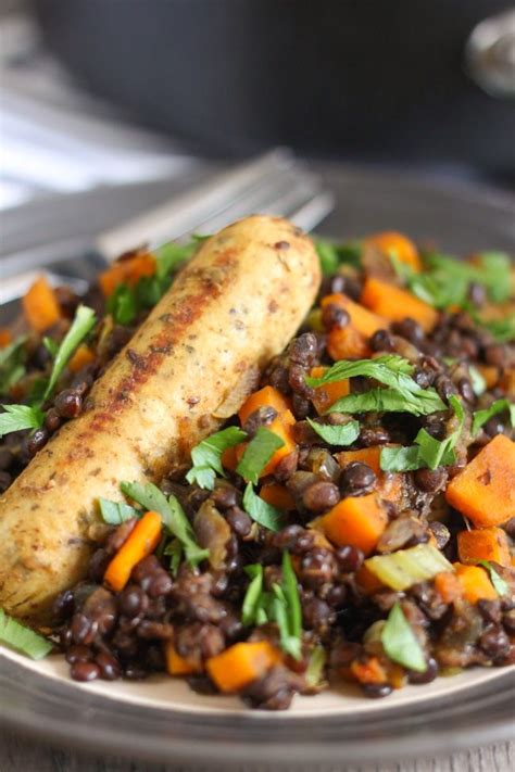 Sausage And Puy Lentil Vegetarian Cassoulet A Veggie Version Of The