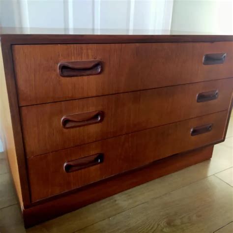 Vintage G Plan Gplan Fresco Teak Chest Of Drawers Mcm Midcentury Retro