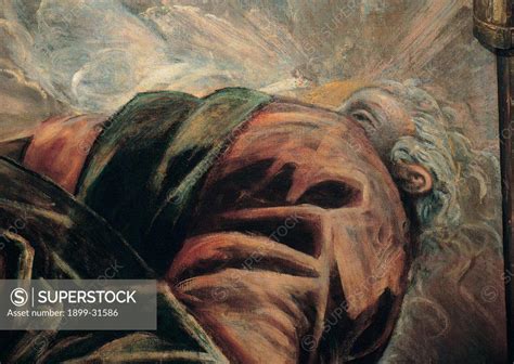 Moses Draws Water From A Rock By Robusti Jacopo Known As Tintoretto