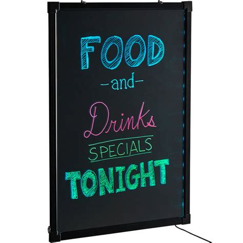 Led Writing Board For Restaurants And Menus 28 X 20