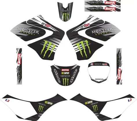 Kit Adesivos Graficos Falcon Trilha Motocross 08 Frete Grátis