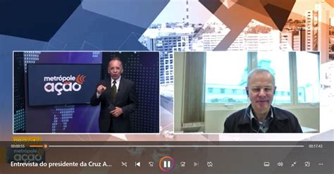 Entrevista do presidente da Cruz Azul à TV Metrópole do Ceará Cruz