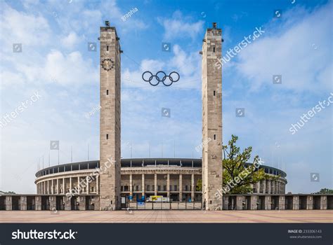 Berlin - Germany - October 01, 2014. Sunny Day Over Famous Olympic ...