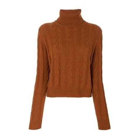 The Gigi Cable Knit Jumper 285 Liked On Polyvore Featuring Tops