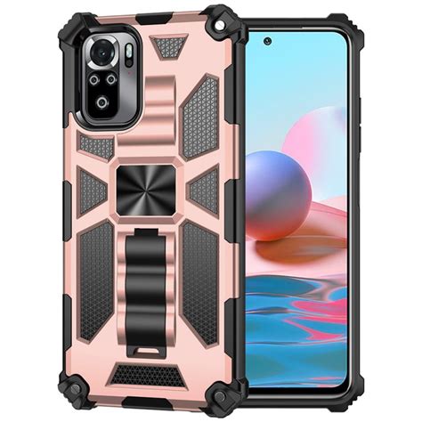 Coque Xiaomi Redmi Note 10 Note 10s Détachable avec Support Amovible