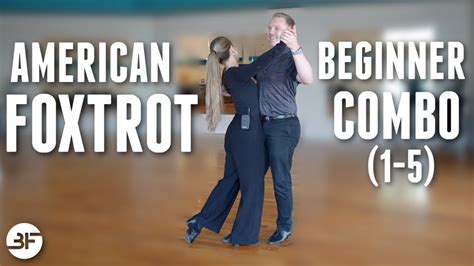 American Foxtrot Beginner Routine Foxtrot Combo Youtube