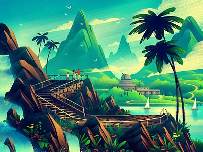 Cliffside Trail by Brian Edward Miller on Dribbble