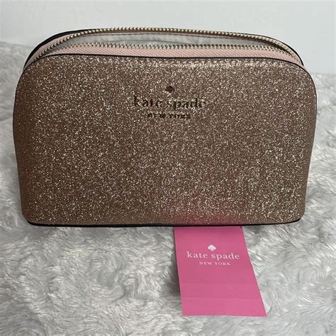 Kate Spade Bags Nwt Kate Spade Glitter Cosmetic Case Poshmark