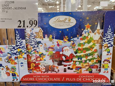 Lindt Advent Calendar 2021 Costco at Walter Paul blog