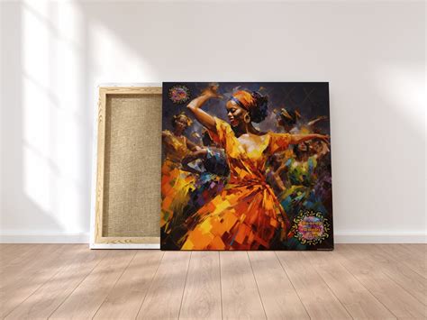 Dancing African Women Canvas Africa Inspired Art Africa - Etsy