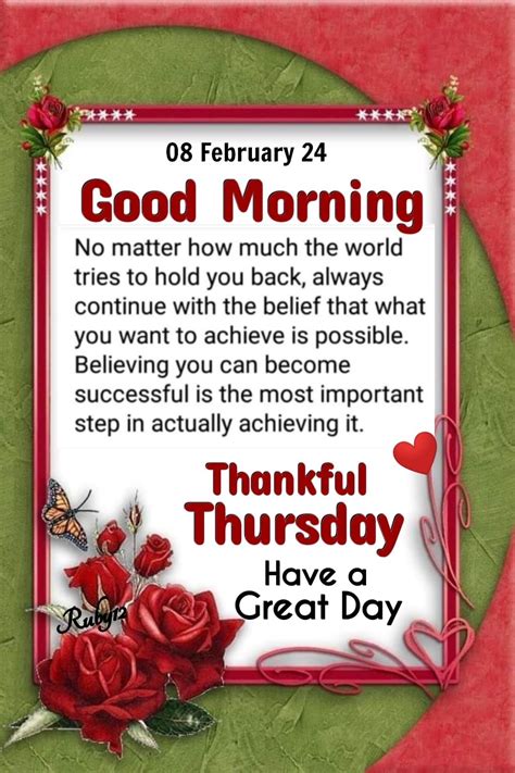 Good Morning Thankful Thursday Pictures Photos And Images For