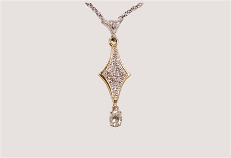 Kite Shaped Diamond Pendant – Kas-A-Designs