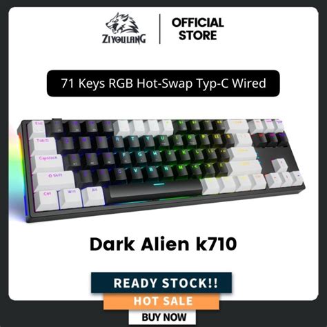 Px Jie Ziyoulang K Hot Swappable Mechanical Keyboard Keys Gaming Gamer