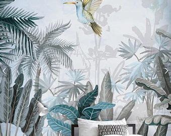 Creative Rainforest Tropical Palm Leaves Wallpaper Wall Murals Palm