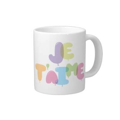 Je T Aime I Love You French Jumbo Mug Mugs Custom Mugs