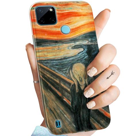 Etui Do Realme C21Y C25Y Wzory Edvard Munch Krzyk Malarstwo Obudowa