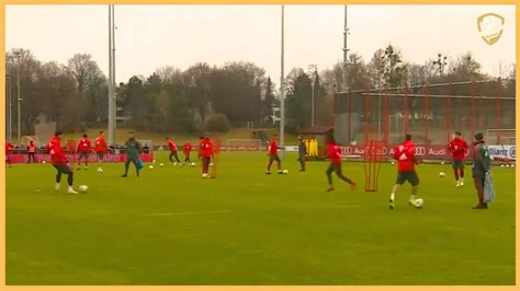 Bayern Munich Intense Passing Combinations Three Variations Youtube