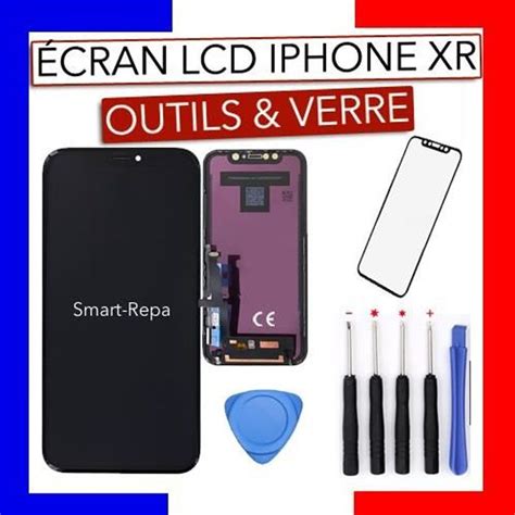 VITRE TACTILE ECRAN LCD POUR IPHONE XR NOIR OUTILS Cdiscount