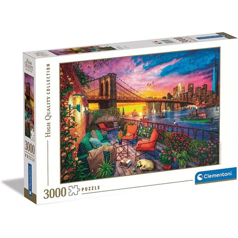 Clementoni Manhattan Balcony Jigsaw Puzzle 3000 Piece | BIG W