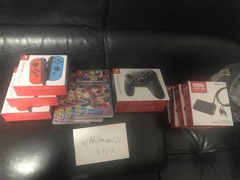 [USA-NY] [H] Mario Kart 8 Deluxe, Pro Controller, Joycons Red/Blue Pair ...