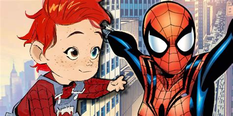 Spider Man Across The Spider Verse Artwork Reveals A Baby Mayday Parker