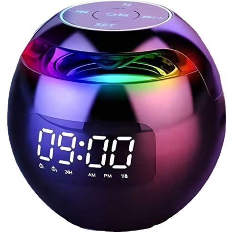 Haut Parleur Bluetooth Ai Bluetooth Horloge Radio Avec Lumi Res