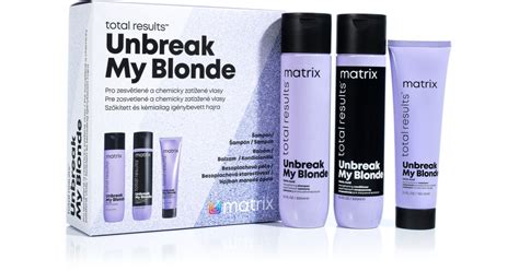Matrix Unbreak My Blonde Gift Set For Blonde Hair Notino Co Uk