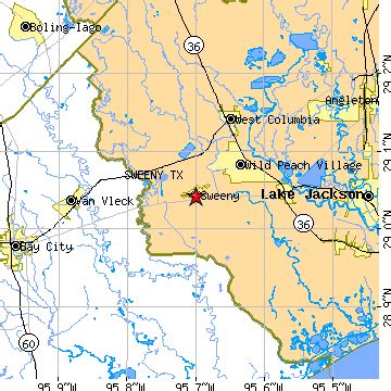 Sweeny, Texas (TX) ~ population data, races, housing & economy