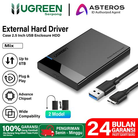 Jual Ugreen Casing Hardisk Eksternal Sata In Usb Enclosure