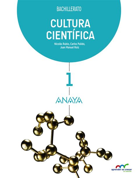 Solucionario Cultura Cientifica 1 Bachillerato Anaya Aprender Es Crecer