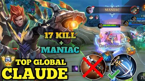 17 KILL MANIAC BUILD CLAUDE PALING BROKEN DI META SEKARANG