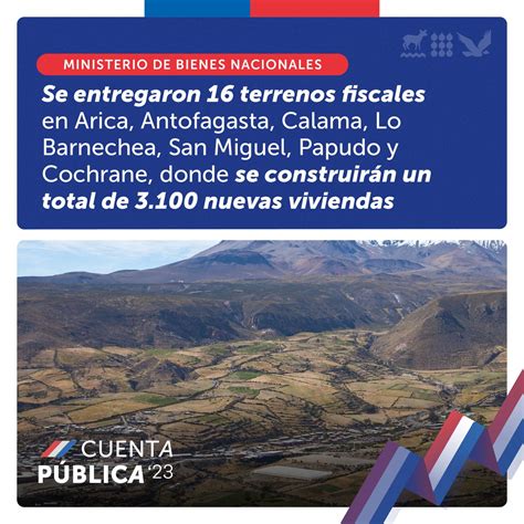 Gobierno de Chile on Twitter En esta CuentaPública2023 reconocemos