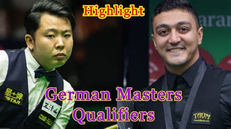 Zhang Anda Vs Mostafa Dorgham Highlight German Masters 2023 24 Snooker