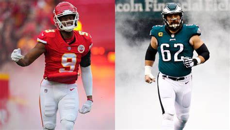 Jason Kelce JuJu Smith Schuster Wear VERY Different Outfits To SB LVII