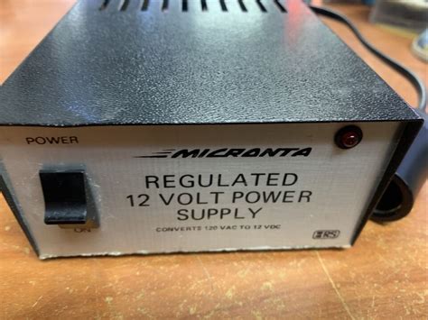 Micronta Regulated Volt Power Supply Converter Volt Ac To Dc