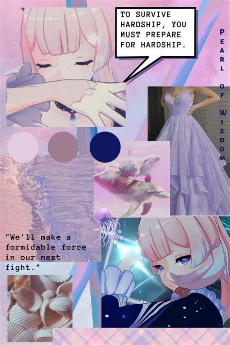 Sangonomiya Kokomi Aesthetic Collage