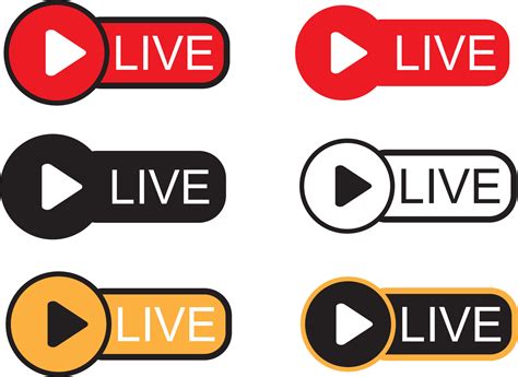 Social Media Live Badge Instagram Youtube Facebook Style Banner