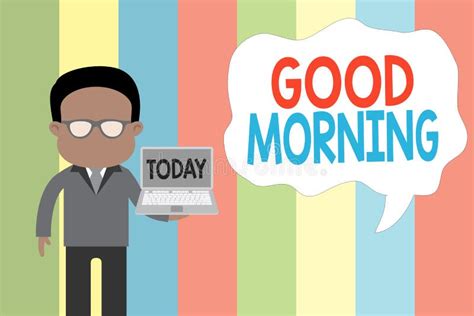 Text Sign Showing Good Morning Conceptual Photo Expressing Good Wishes