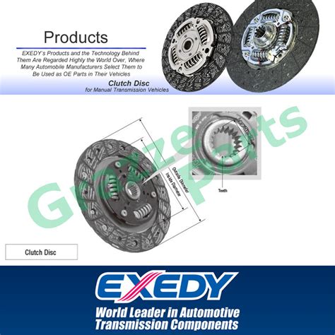 Exedy Daikin Clutch Disc Plate TYD176U For Hino Ranger Daihatsu Delta