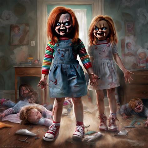 Chucky and Tiffany’s twin children Glenda | Fanart