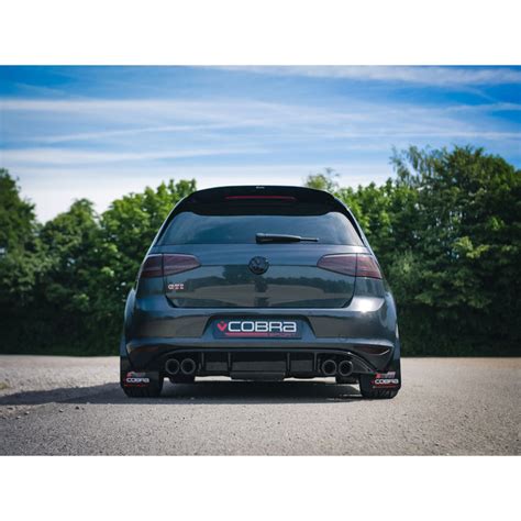 Quad Exit Vw Golf Gti Mk7 12 17 Rear Panel Diffuser By Rieger