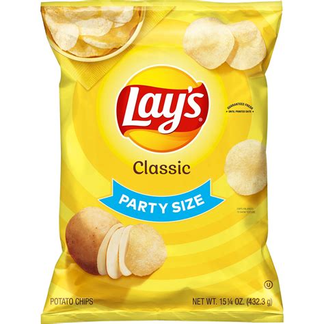 Lay's Potato Chips, Classic, Party Size, 15.25 oz – Walmart Inventory Checker – BrickSeek