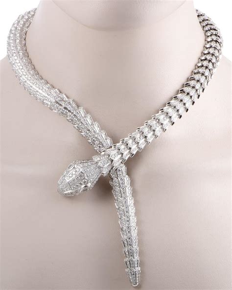 BVLGARI Bulgari Serpenti 18k Necklace in Metallic - Lyst