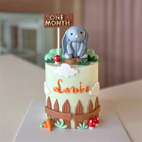 Baby Full Month Cake