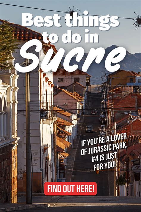 Things to do in Sucre, Bolivia | Bolivia travel, Things to do, Travel ...