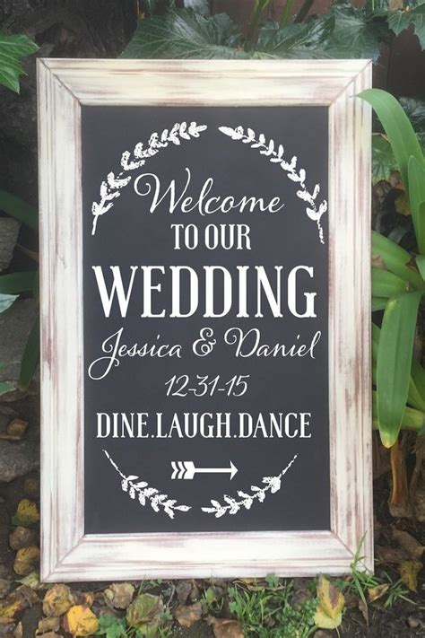 Wedding Welcome Sign