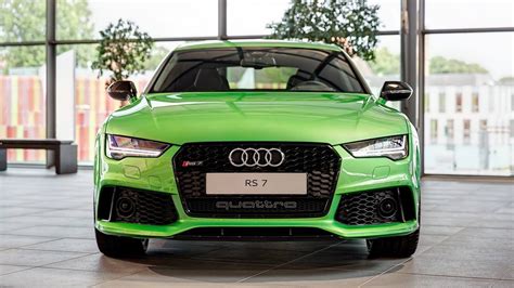 Apple Green Metallic RS7 By Audi Exclusive Looks Delicious Carscoops