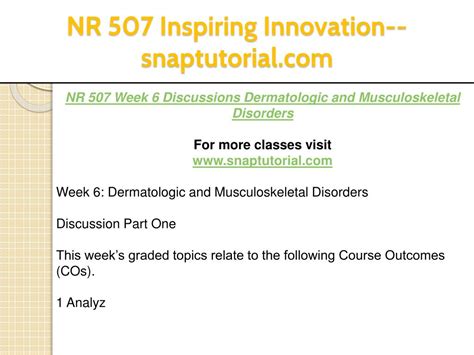 PPT NR 507 Inspiring Innovation Snaptutorial PowerPoint