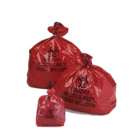 RED YELLOW BLUE GREEN Bio Hazard Waste Collection Bags Hospital Bag Rs