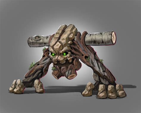 Artstation Wood Monster